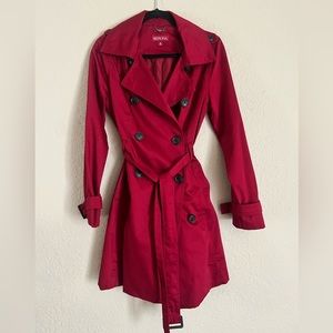 Red trench coat - Merona